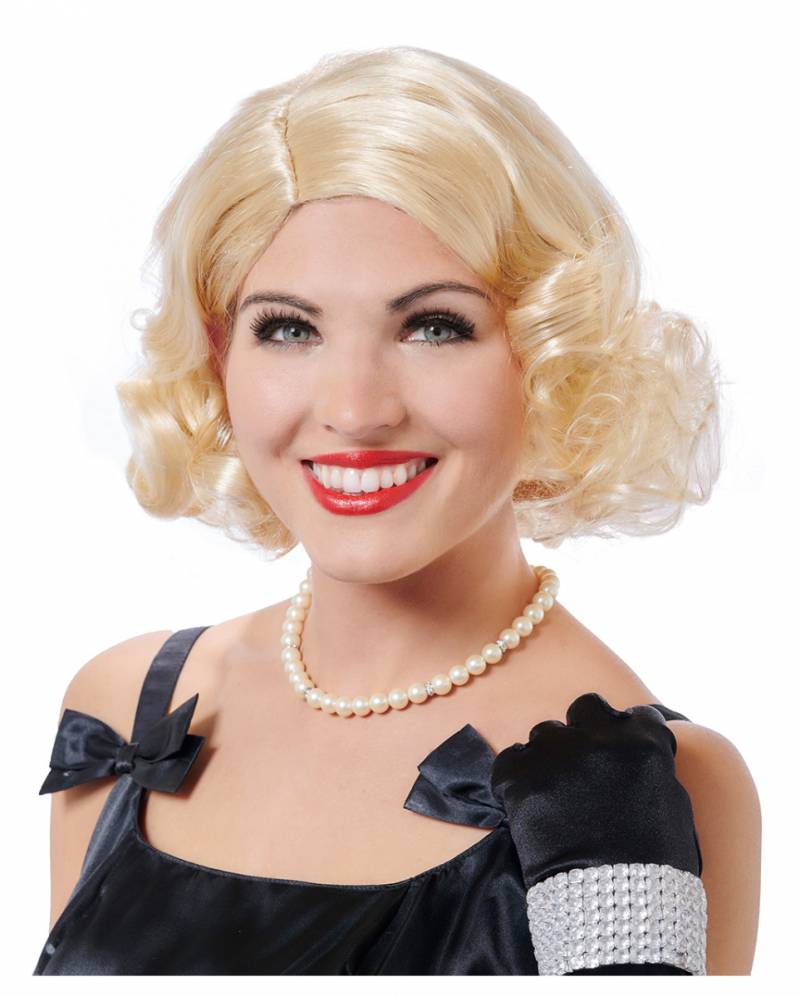60s Starlet Perücke Blond  Kostüm-Accessoire von Karneval Universe