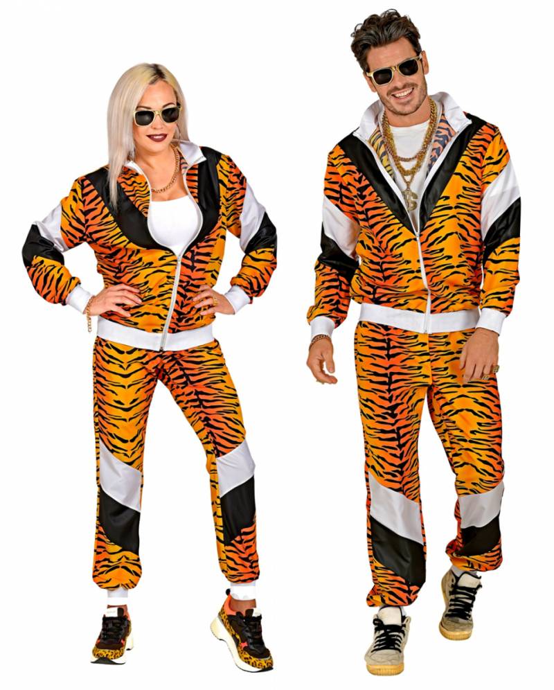 80's Golden Tiger Trainingsanzug für Fasching M-50 von Karneval Universe