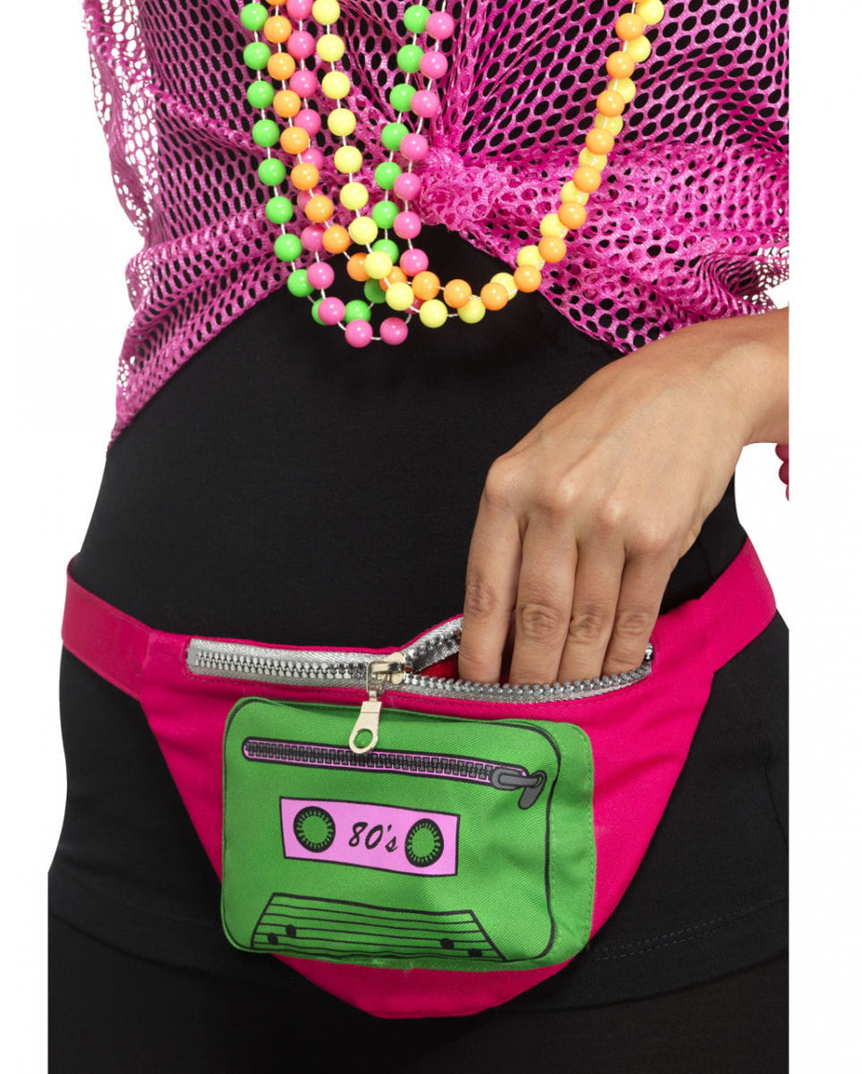 80er Jahre Disco Bauchtasche  Boom Box Gurttasche von Karneval Universe