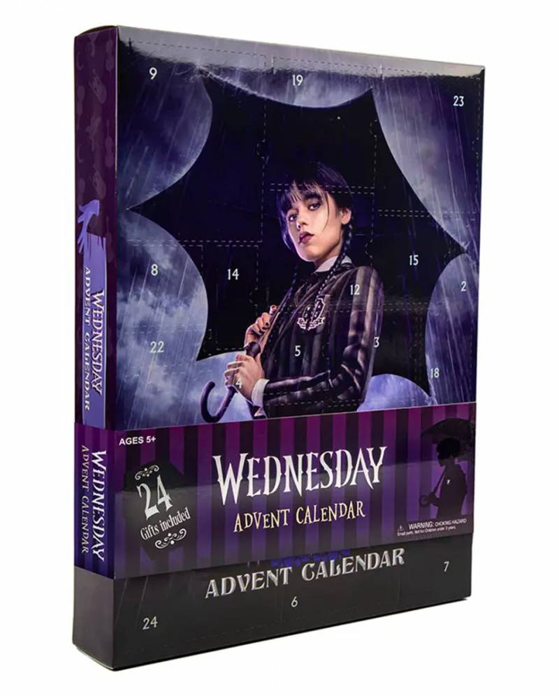 Adventskalender Wednesday als Geschenkidee von Karneval Universe