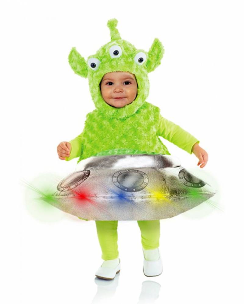 Alien & Ufo mit LED´s Kleinkinderkostüm ordern ✰ L von Karneval Universe