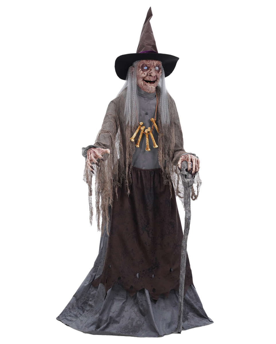 Alte Sumpfhexe Halloween Animatronic 180cm ➔ von Karneval Universe