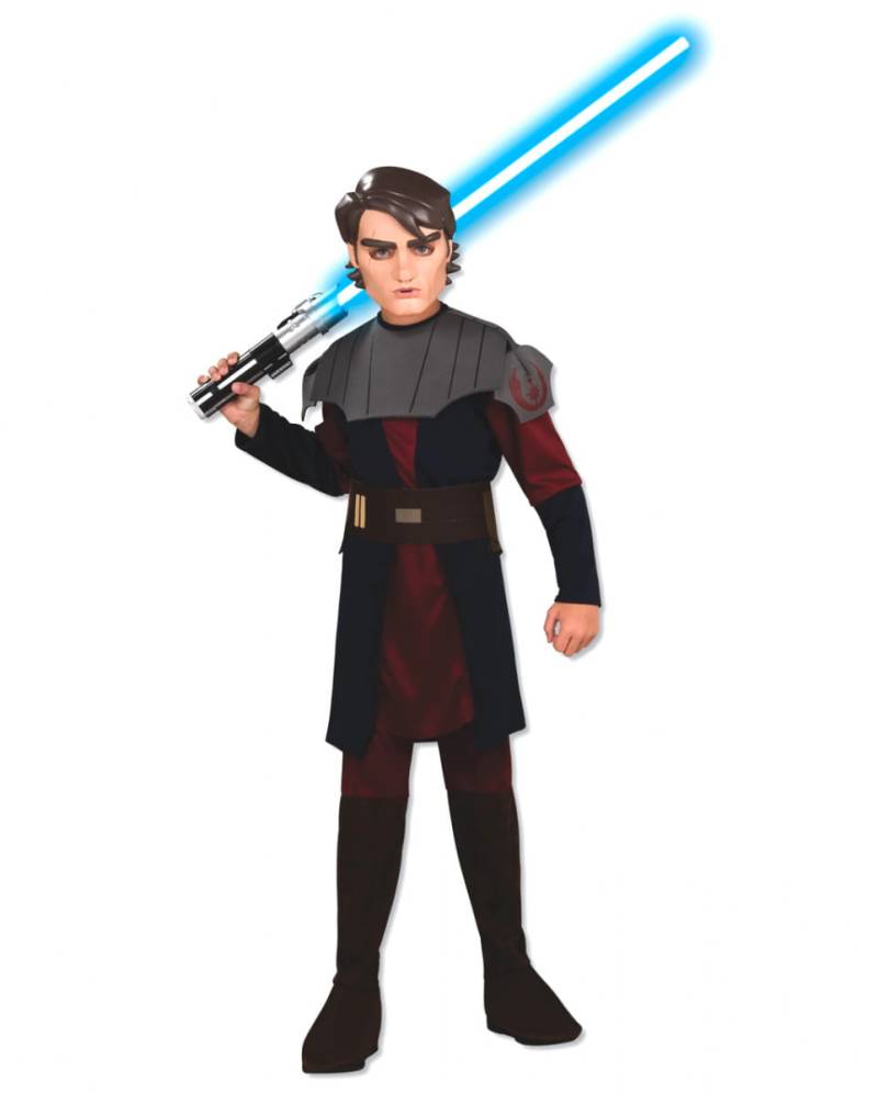 Anakin Skywalker Kinderkostüm - Star Wars Kostüm mit Maske S von Karneval Universe