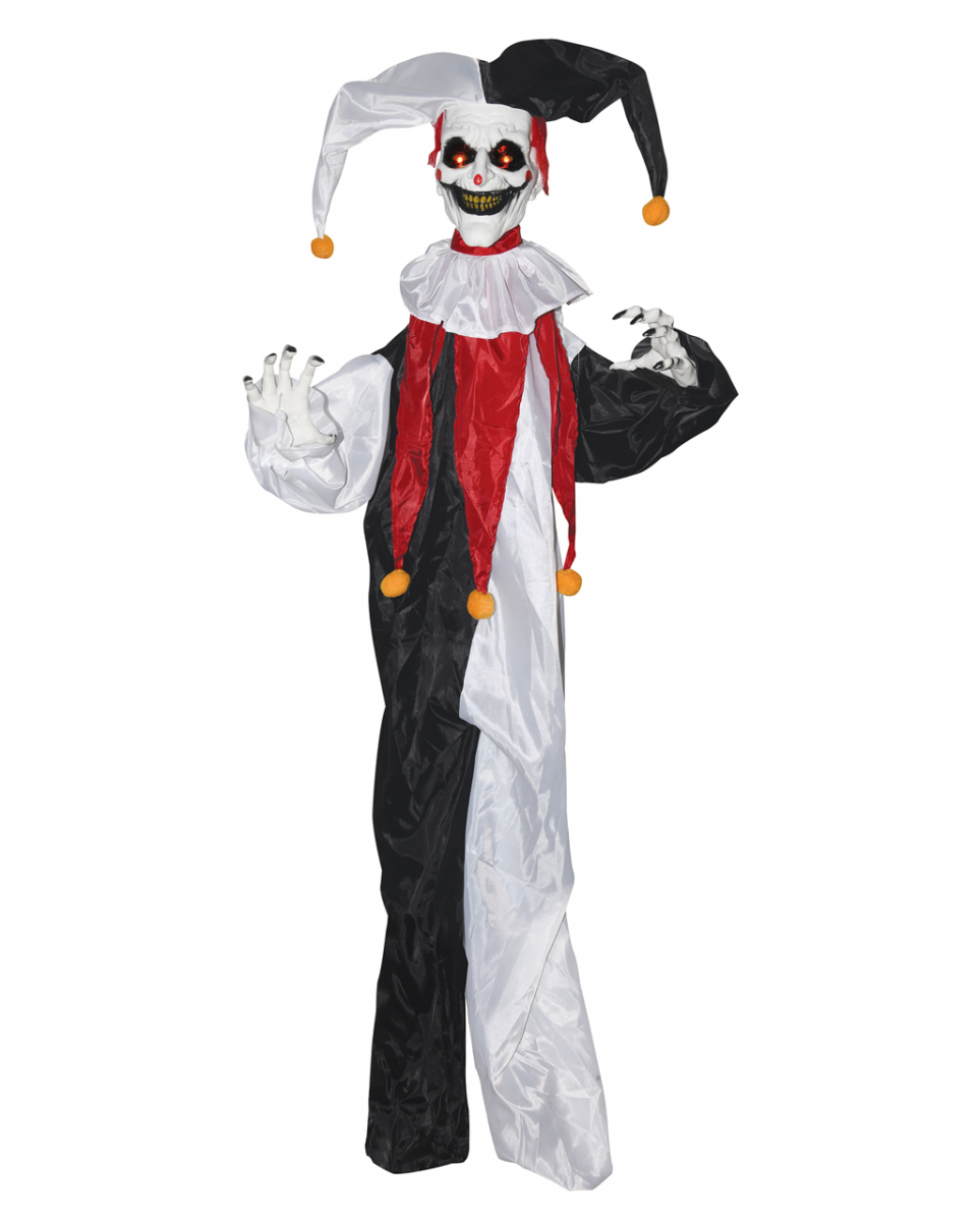 Animierte Killerclown Hängedeko 144cm  Halloween Deko von Karneval Universe