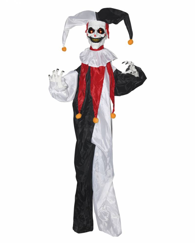 Animierte Killerclown Hängedeko 144cm  Halloween Deko von Karneval Universe