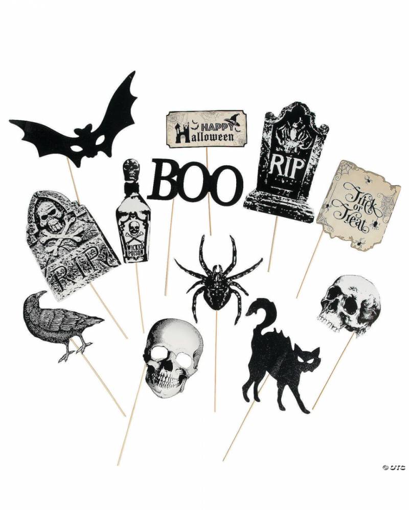 Antike Halloween Photo Sticks 12 St. online kaufen von Karneval Universe
