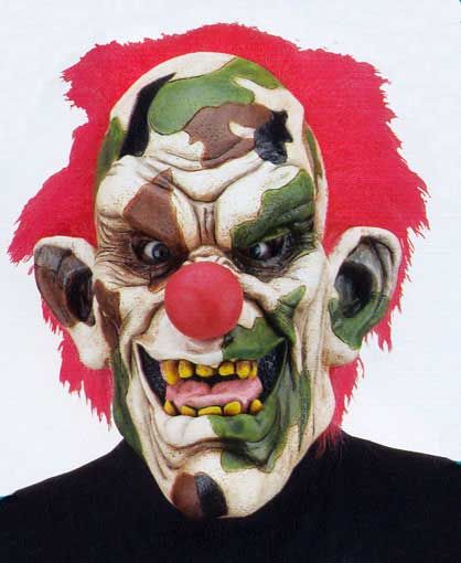 Army Clown Maske   Halloween Maske von Karneval Universe