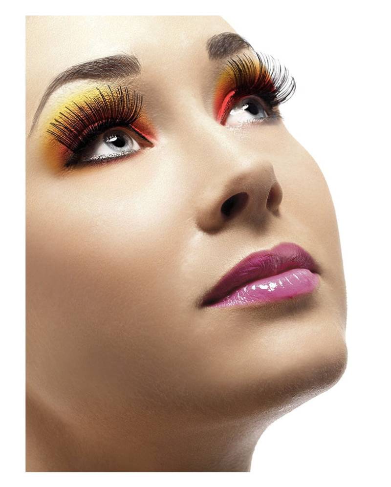 Aufklebewimpern metallic schwarz  Make-Up Zubehör für Karneval & von Karneval Universe