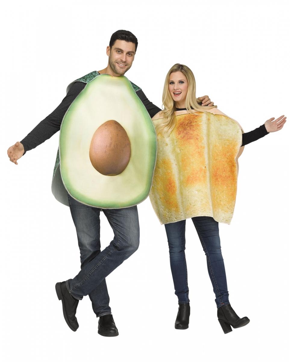 Avocado Toast Partnerkostüm 2-teilig  Pärchenkostüm von Karneval Universe