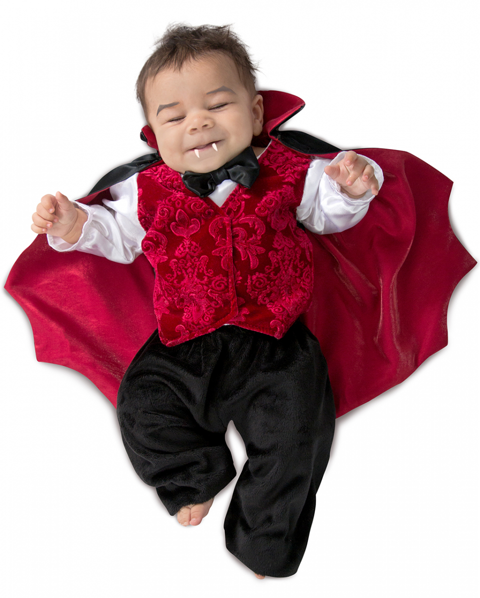 Baby Kostüm Blutsauger Dracula bestellen 3-6 Monate von Karneval Universe