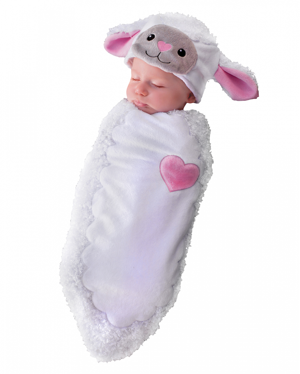Baby Kostümsack süßes Lamm für Karneval 0-3 Monate von Karneval Universe