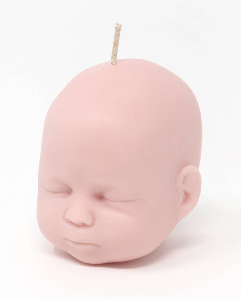 Baby-Puppenkopf Kerze 6,5cm  Duftkerze von Karneval Universe