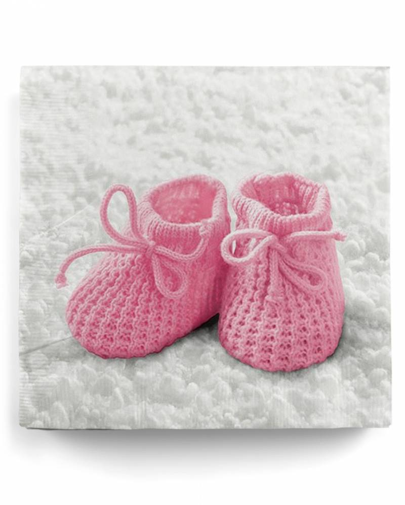 Babyschuhe Baby Girl Servietten 20 St. von Karneval Universe