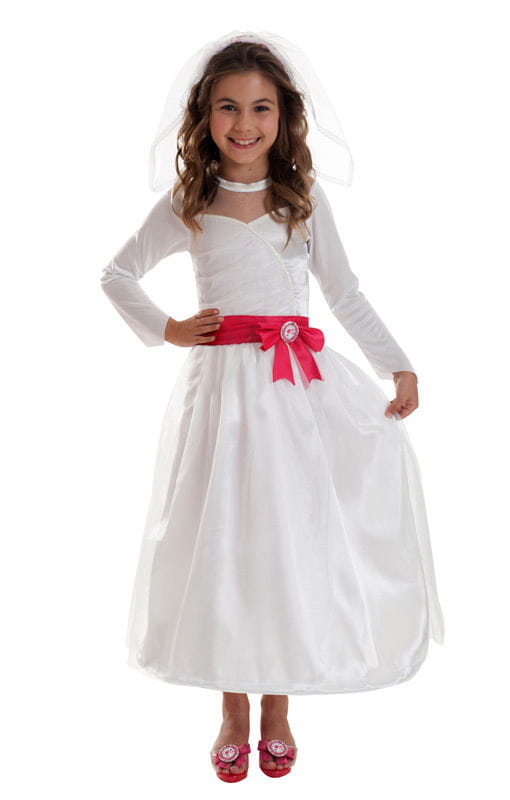 Barbie Hochzeitskleid Kostüm Lizenziertes Barbie Braut Kostüm S/104 Barbie Hochzeitskleid Kostüm Lizenziertes Barbie Braut Kostüm S/104 von Karneval Universe