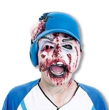 Baseball Spieler Halbmaske -Lustige Karnevals Masken für Fasching von Karneval Universe