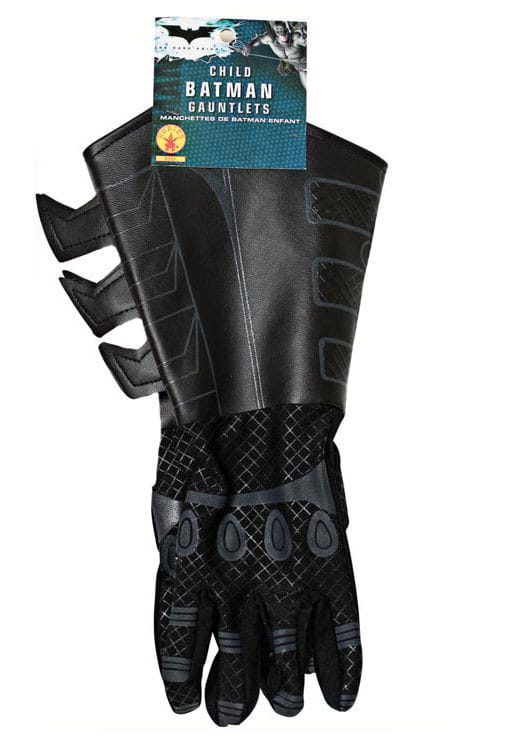 Batman Handschuhe für Kinder Superhelden Zubehör von Karneval Universe