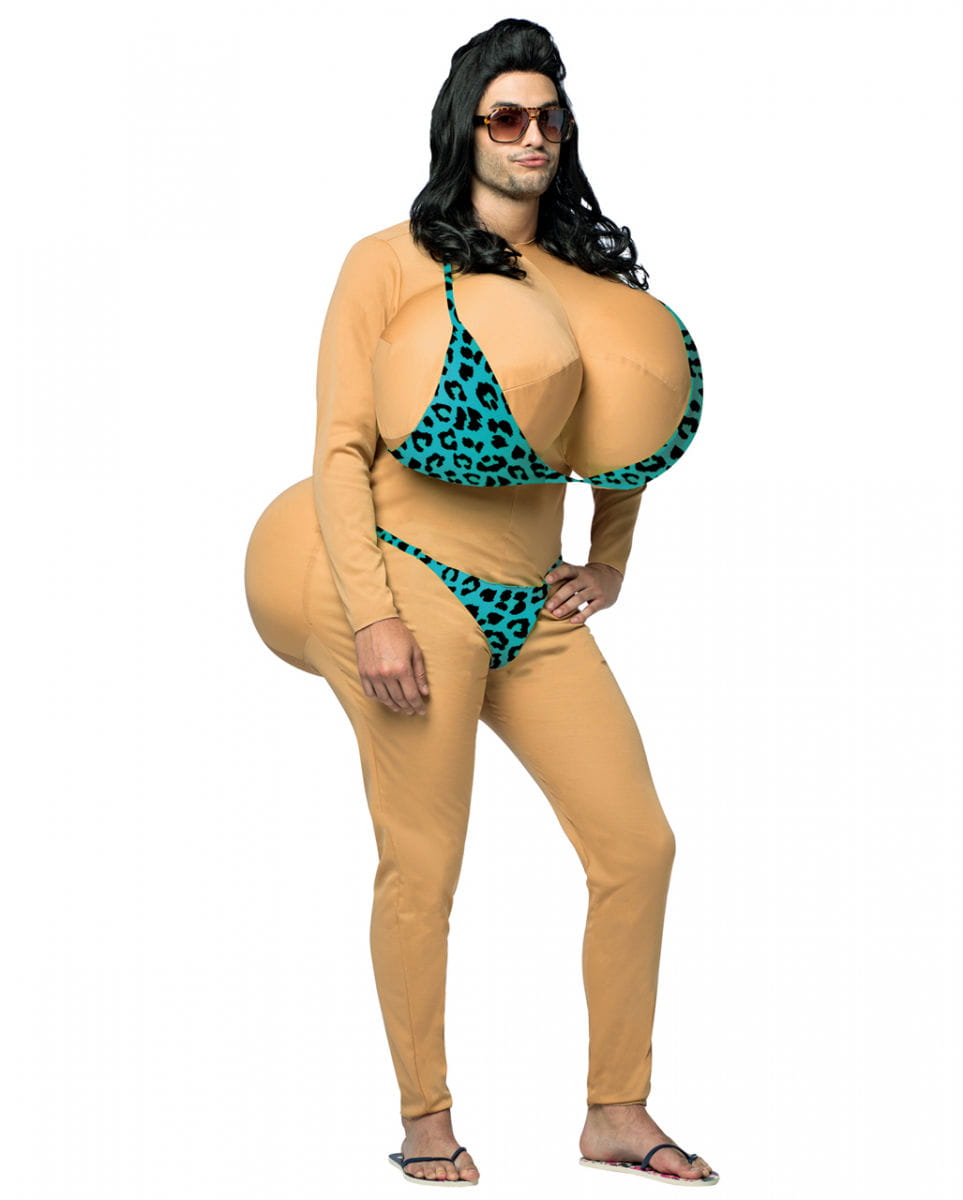 Big Butt Bikini XXL lustiges Faschingskostüm von Karneval Universe