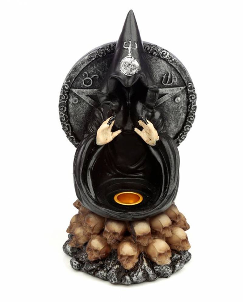 Black Magic Rückfluss Räucherkegelhalter 19,5cm ✯ von Karneval Universe