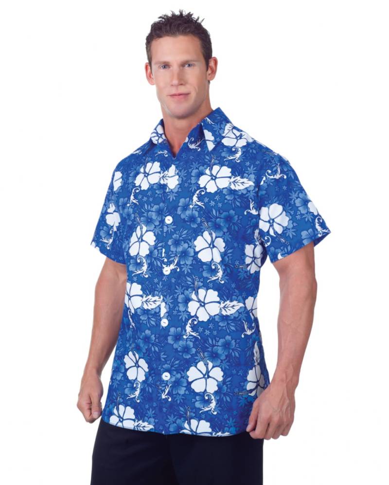 Blaues Hawaii Hemd Plus Size für Karneval XL von Karneval Universe