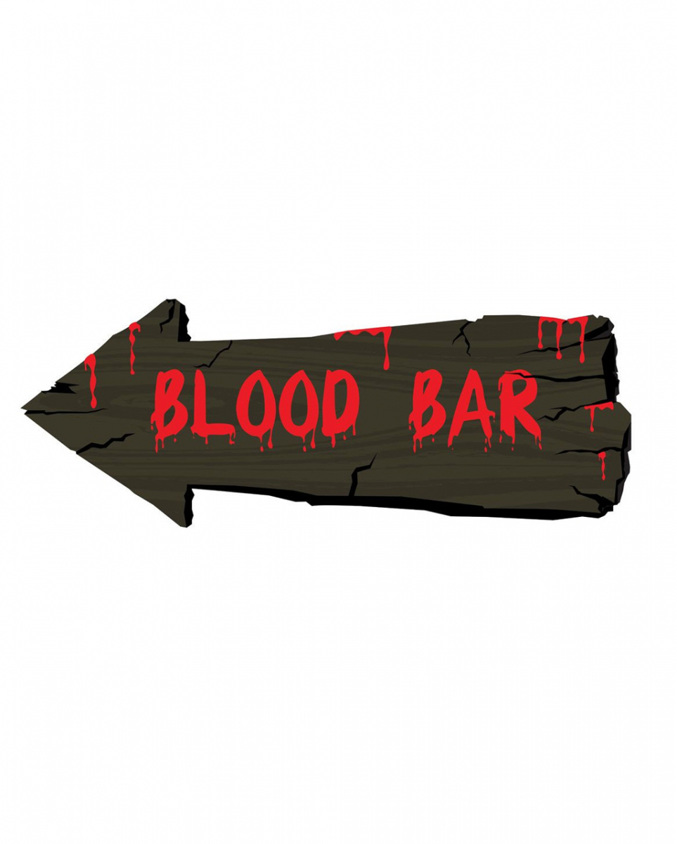 Blood Bar Halloween Wandschild als ? Deko Blood Bar Halloween Wandschild als ? Deko von Karneval Universe