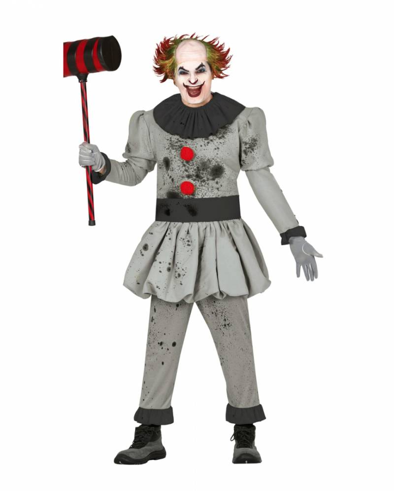 Bobby der Horror Clown Kostüm für Herren kaufen L von Karneval Universe