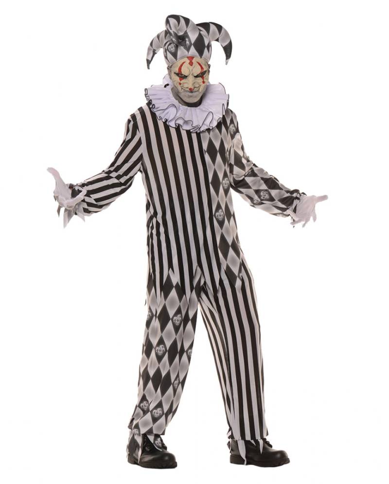 Böser Harlekin Kostüm für Halloween XXL von Karneval Universe