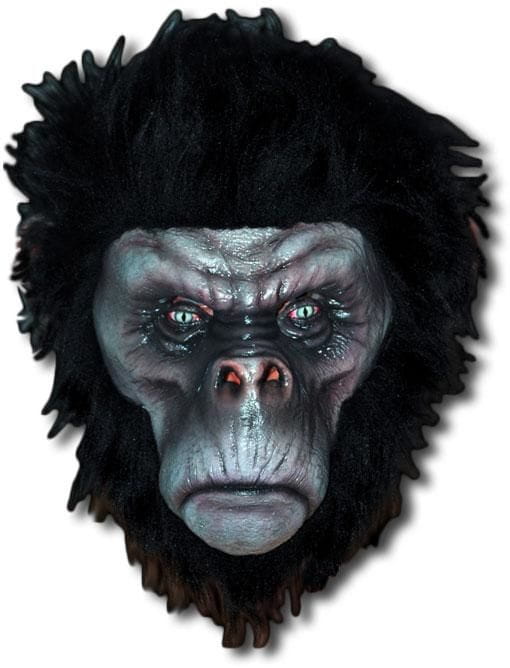 Böser Schimpanse Maske schwarz Affen Maske kaufen von Karneval Universe