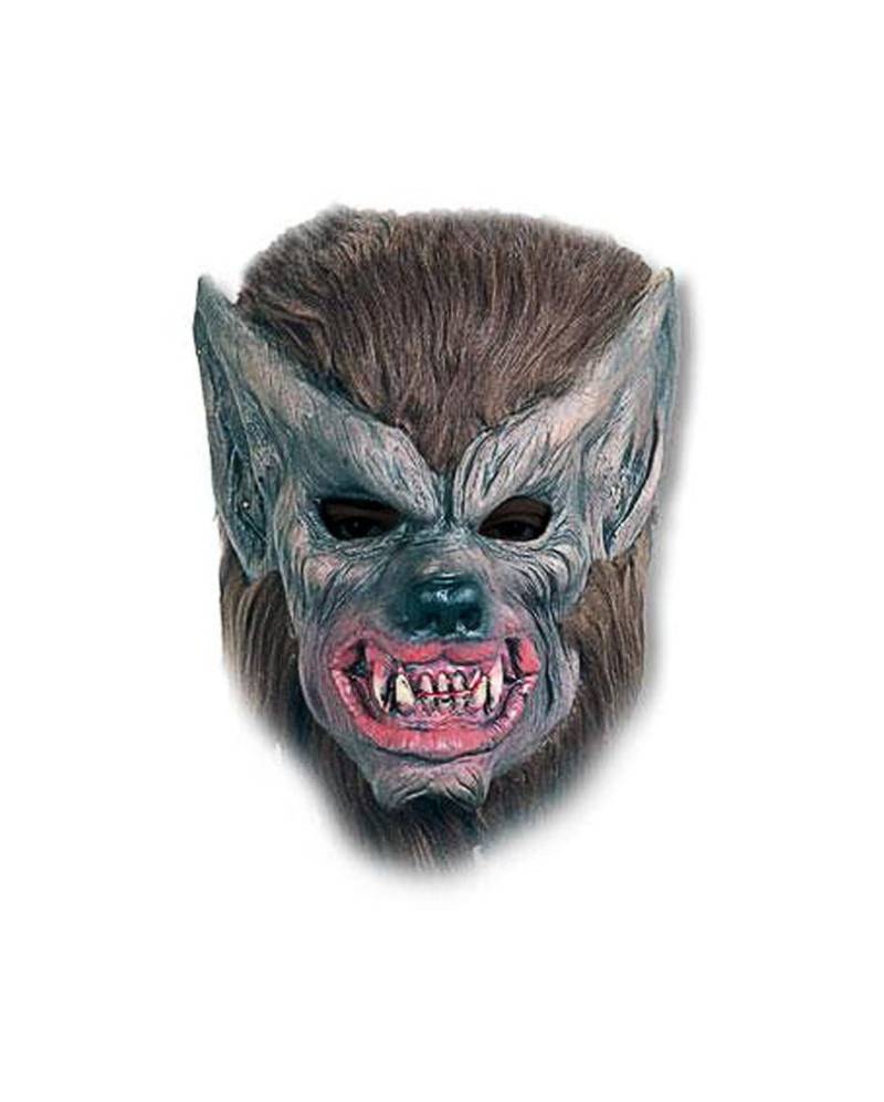 Braune Werwolf Maske Halloween Masken von Karneval Universe
