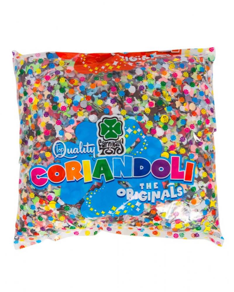Buntes Konfetti 250 Gramm für Karneval & Fasching von Karneval Universe