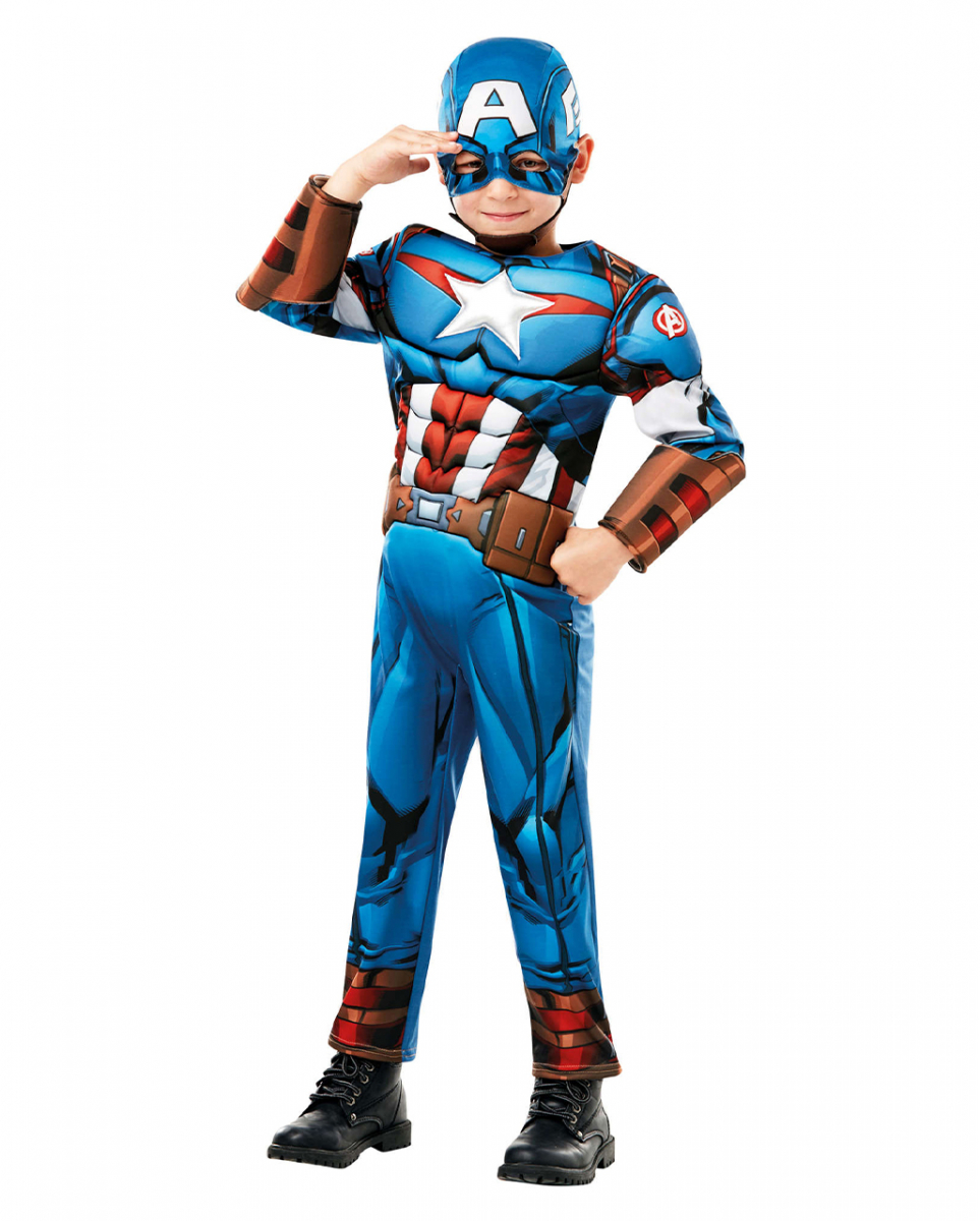 Captain America Classic Kinderkostüm für Fasching & Karneval L / 128 Captain America Classic Kinderkostüm für Fasching & Karneval L / 128 von Karneval Universe