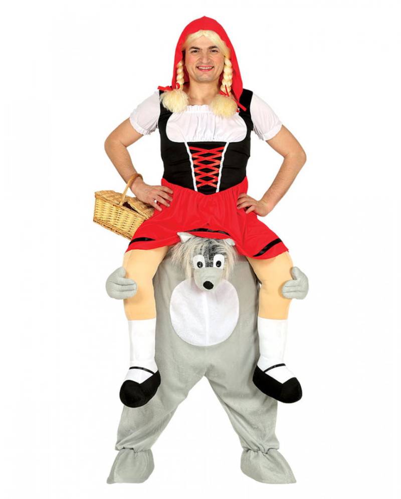 Carry Me Kostüm Rotkäppchen auf Wolf kaufen L 52/54 von Karneval Universe