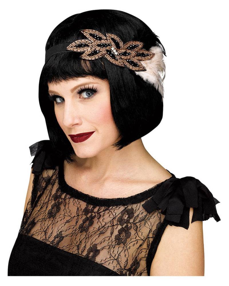 Champagner Flapper Haarband Deluxe kaufen von Karneval Universe