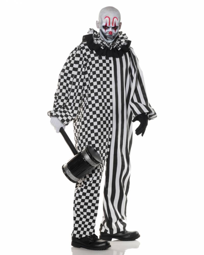 Chaos Zirkus Clown Kostüm als Halloween Kostüm One Size von Karneval Universe