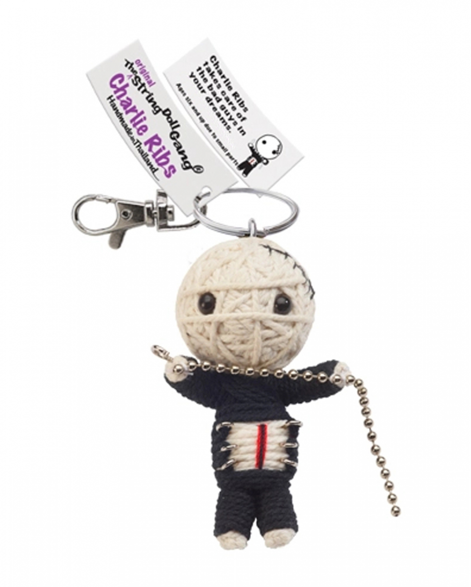 Charlie Ribs Voodoo Strickpuppe Schlüsselanhänger ★ von Karneval Universe
