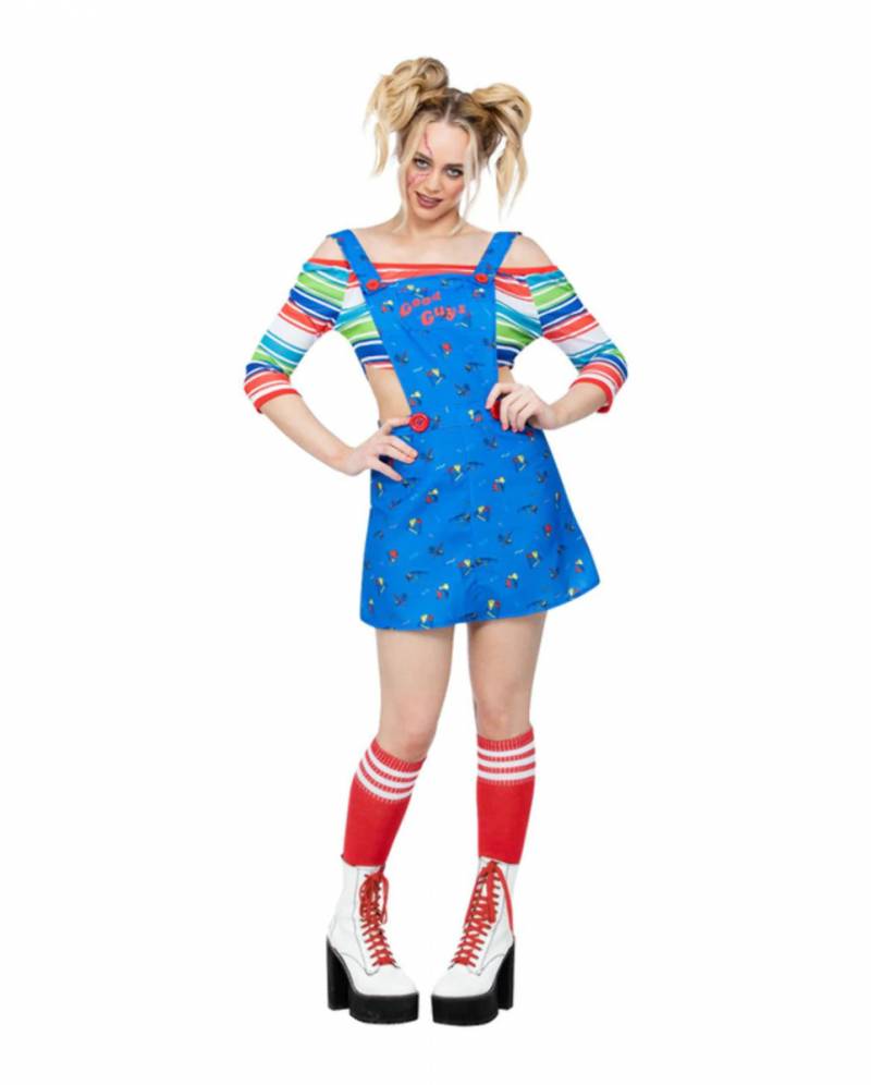 Chucky Kostüm für Damen für Halloween & Fasching M von Karneval Universe