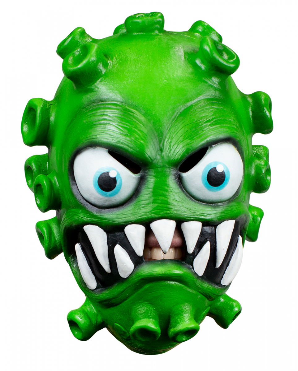 Corona Virus Latex Maske für Fasching von Karneval Universe