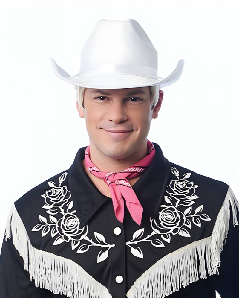 Cowboy Hut Weiß  Unisex Hut von Karneval Universe