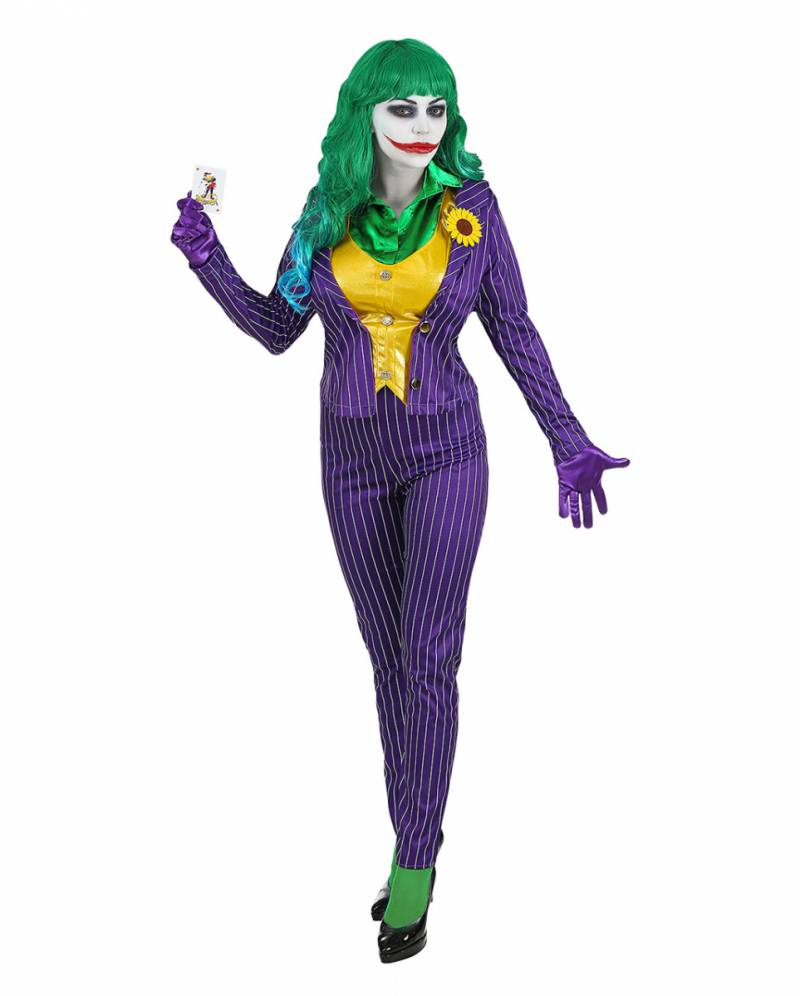 Crazy Joker Damenkostüm als Faschingskostüm M von Karneval Universe