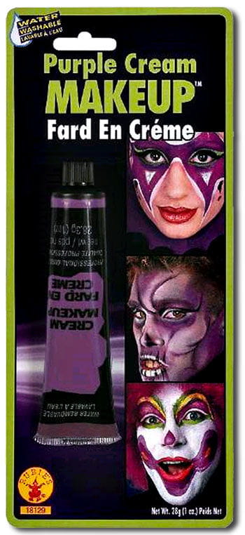 Creme Make Up Violett in der Tube   Halloween Make Up von Karneval Universe
