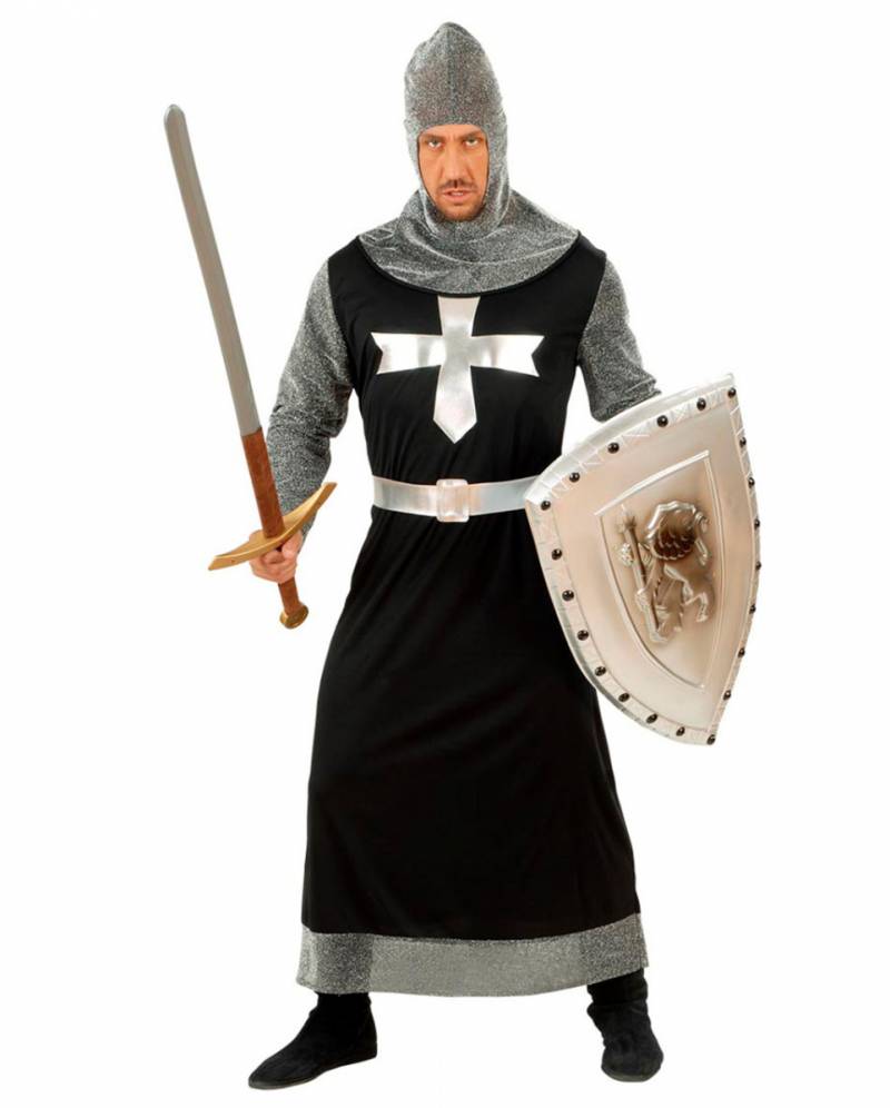 Dark Crusaders Kostüm -Kostüme Mittelalter-Kreuzritter Kostüm-Schwarzer Ritter M von Karneval Universe