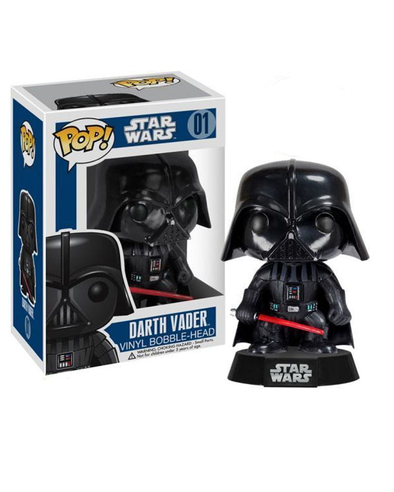 Darth Vader POP Sammelfigur   Lizenzierte Wackelkopffigur aus Vinyl von Karneval Universe