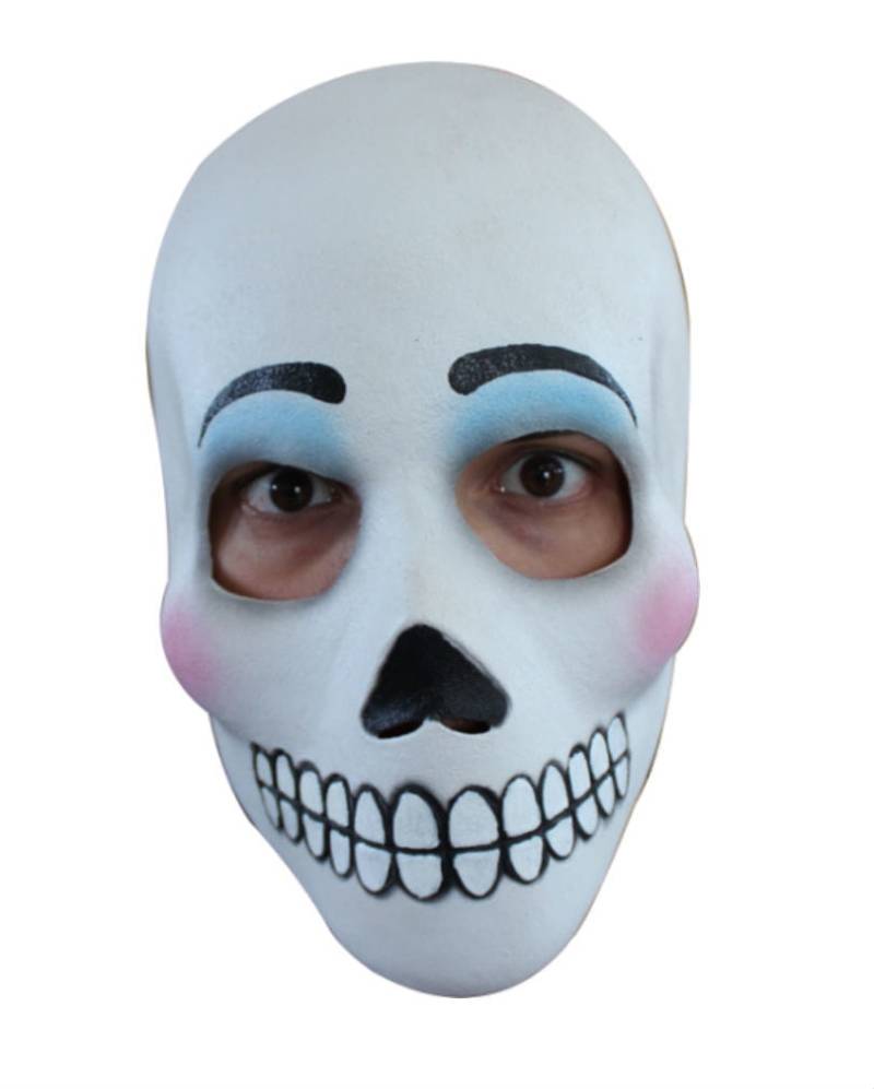Day of the Dead Totenschädel Maske  Sugar Skull Maske für Fasching von Karneval Universe