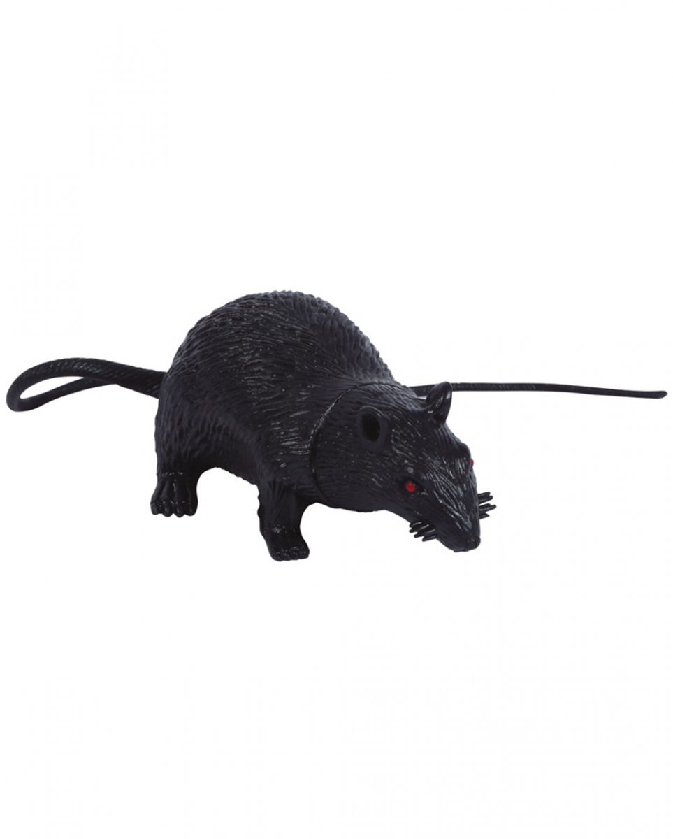 Deko Ratte schwarz 15cm Fake-Ratte Deko Ratte schwarz 15cm Fake-Ratte von Karneval Universe