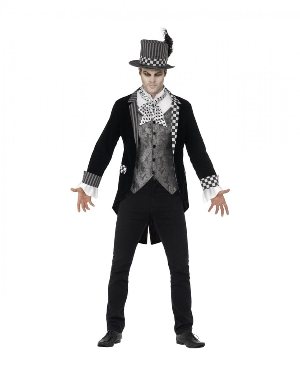 Deluxe Kostüm Dark Hatter für Halloween & Fasching L von Karneval Universe