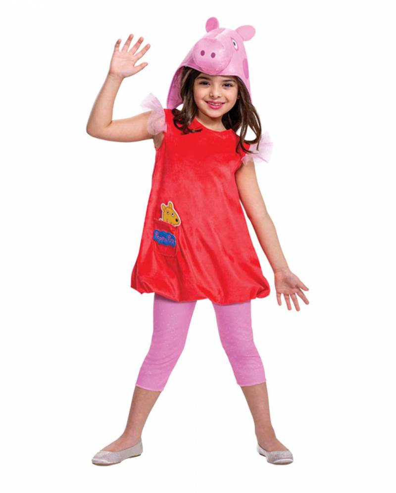 Deluxe Peppa Pig Kleinkinderkostüm ➔ Kinderfasching M von Karneval Universe