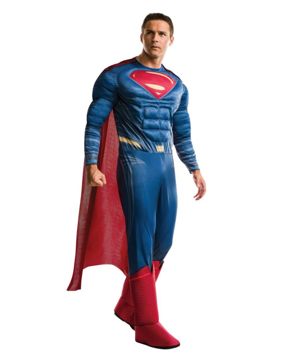 Deluxe Superman Kostüm Justice League  DC Comics One Size von Karneval Universe