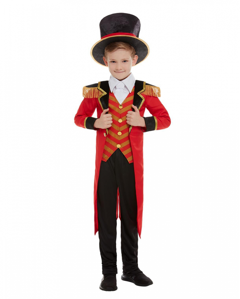 Deluxe Zirkusdirektor Kostüm für Kinder für Karneval & Fasching S von Karneval Universe