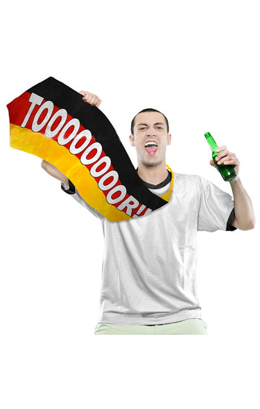 Deutschland Krawatte Extra Large   Fan-Accessoire Gemany von Karneval Universe