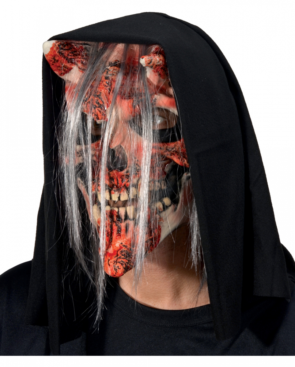 Devil Whispers Teufels Maske für Halloween von Karneval Universe