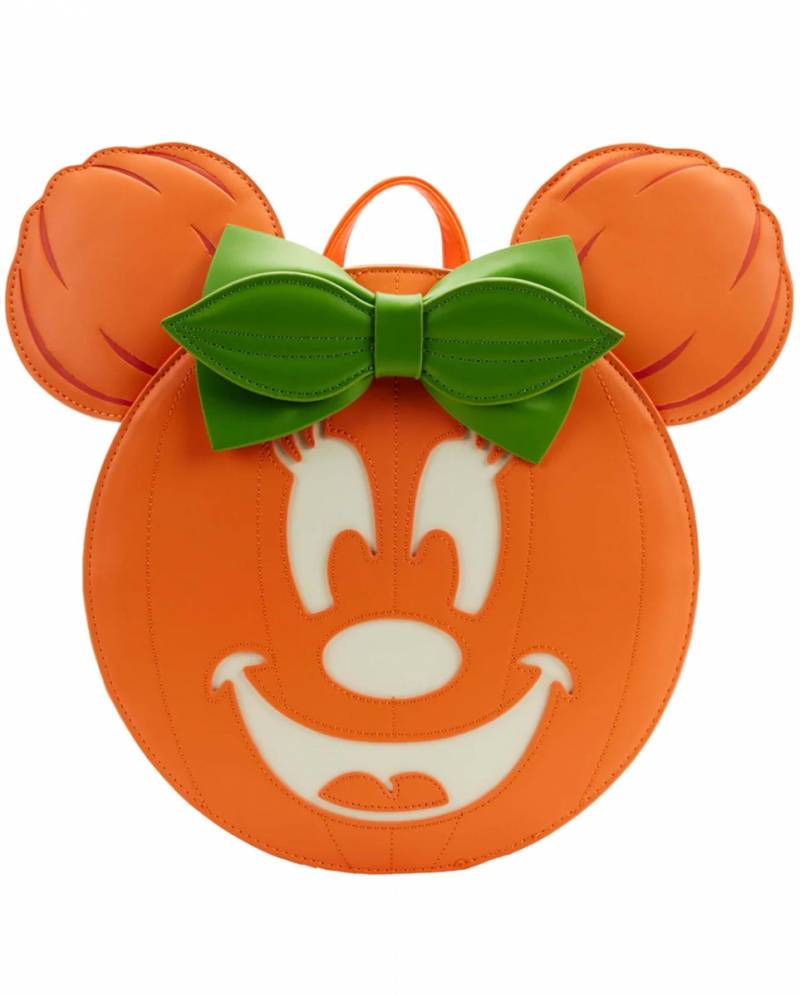 Disney Glow Face Minnie Pumpkin Rucksack Loungefly ? von Karneval Universe